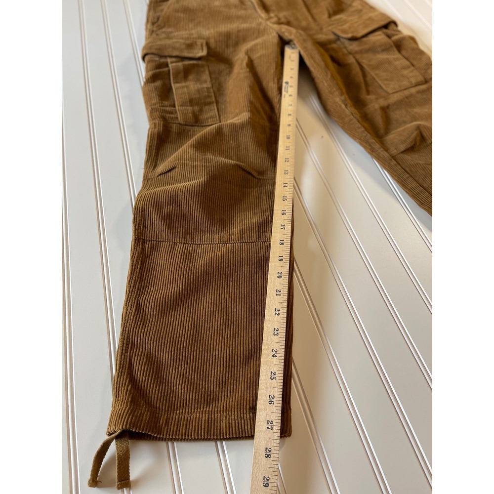 Empyre Skate Tobacco Corduroy Cargo Pants Brown Baggy Unisex 30 - Picture 7 of 9